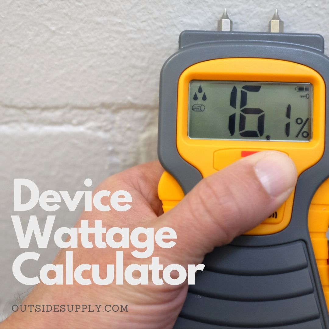 Simple Device Wattage Calculator