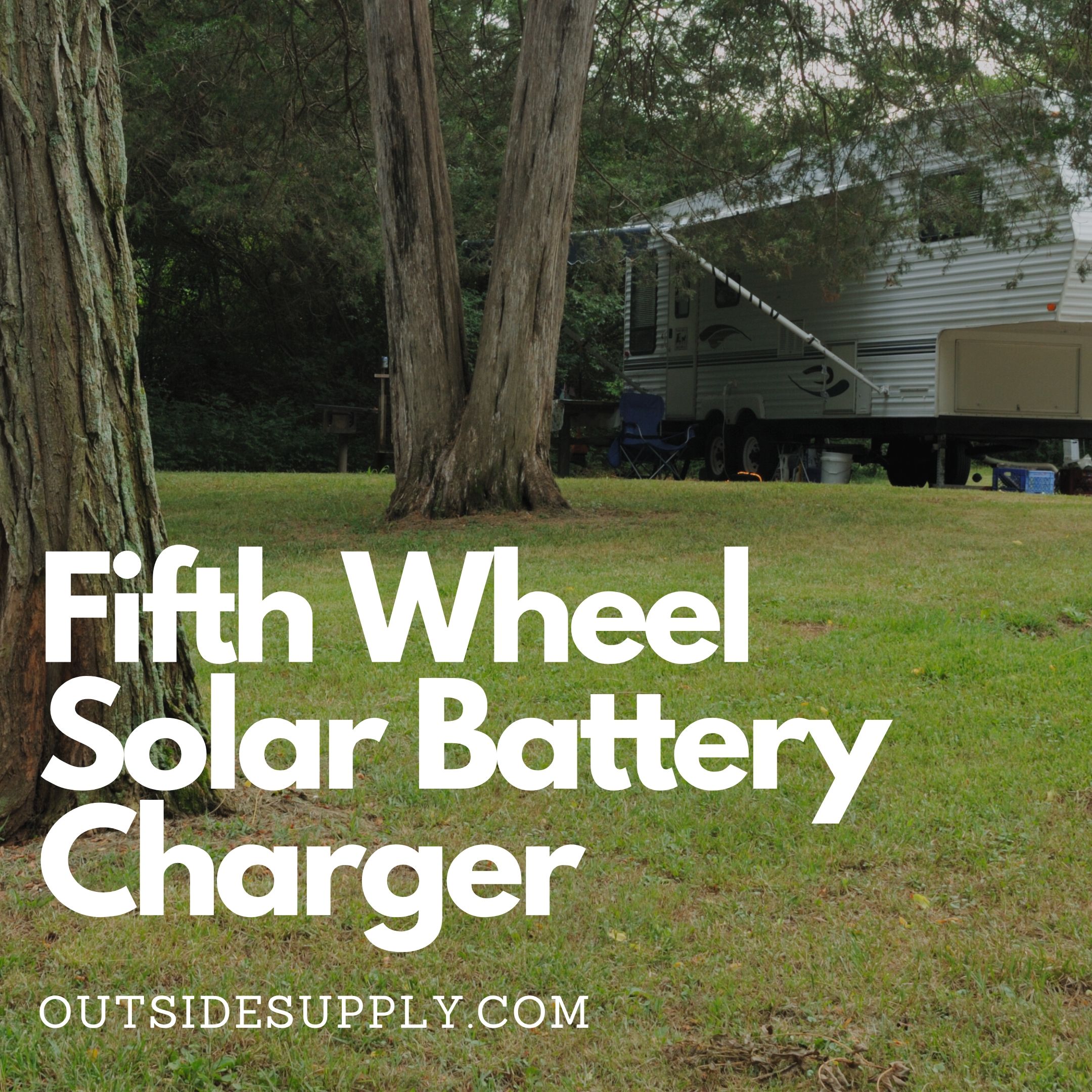 Fifth Wheel RV Solar Battery Charger