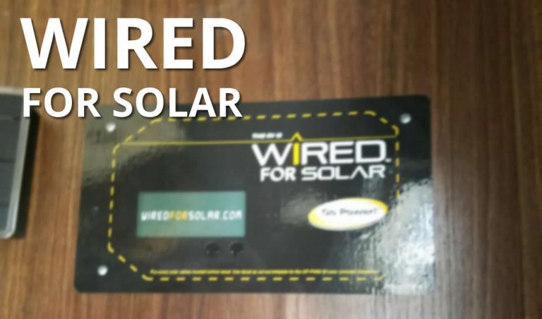 Wired For Solar program for RV Pre wire for solar kits.