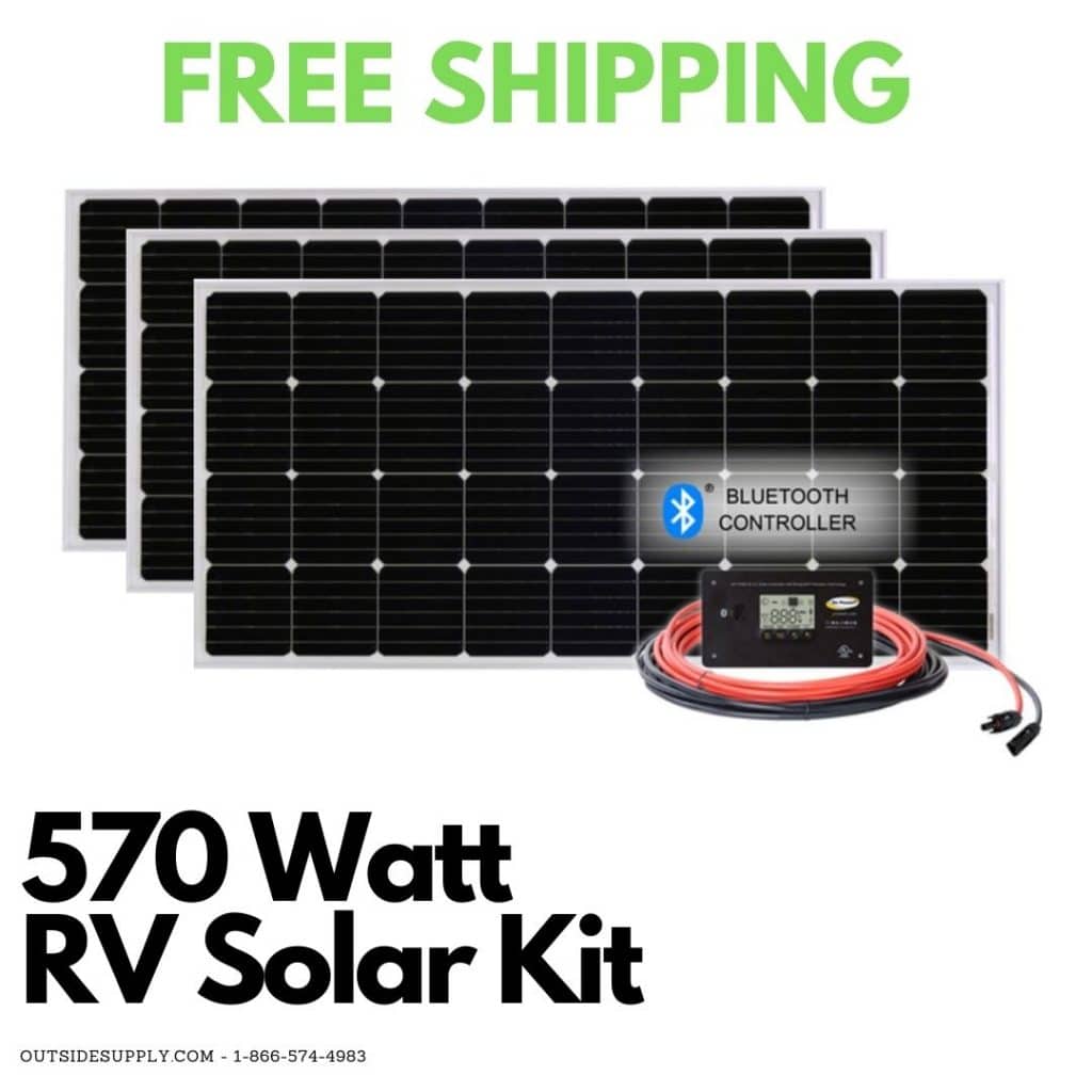 570 Watt RV Solar Kits